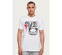 Gloomy Bear Men's The Naughty Grizzly Skull Teeth Grin Anime T-Shirt in White | Size: Small Gloomy Bear White S