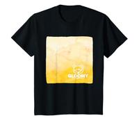 Gloomy Bear The Naughty Grizzly Anime Stained Tile Kids T-Shirt