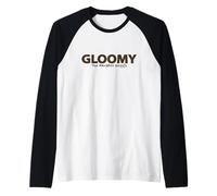 Gloomy Bear The Naughty Grizzly Brown Logo Anime Raglan Baseball Tee