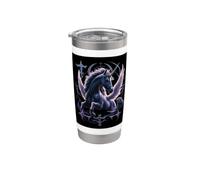 Gloomy Gothic Unicorn for Emos Stainless Steel Insulated Tumbler