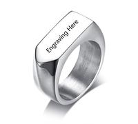 Glooraca Ring 丨Engraved Name Ring 丨Custom Ring 丨Personalised Ring 丨Ring for Men Women