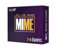 Glop Mime - Jeu de Mime - Jeux de Société - Jeux de Société Adulte pour Apéro & Soirées - Jeu de Famille et Enfants + 8 Ans - Jeux de Plateau - Jeu de Carte - Jeux de Société Enfant - Cadeau