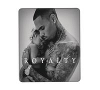 GLOPANTE Brown Singer Chris Multifunctional Mouse Pad Full-width Printed Design Mouse Pad Precision Stitched Edges Non-slip and Wear-resistant 7.9 x 9.5 in