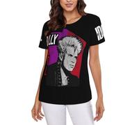 GLOPANTE Women's Singer Idol Summer Shirts Short Multi-Sided Graphic Tshirt Novelty Cool Short-Sleeve Tees Multicoloured XXL