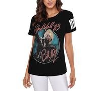 GLOPANTE Women's Singer Idol Summer Shirts Short Multi-Sided Graphic Tshirt Novelty Cool Short-Sleeve Tees Multicoloured XXL