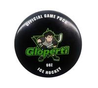 Gloperti-Ice Hockey Pucks 4 Pack - High Grade Pucks Official Regulation Weight & Size for Practice & Classic Training - 6 oz Diameter 3" Thickness 1" Black Hockey Puck Roller Hockey