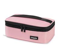 Gloppie Lunch Bag for Women Men, Insulated Lunch Box Container Tote Bags Thermal Cooler Bag for Work School Picnic Travel, Pink
