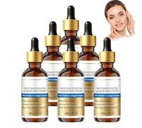GloraMD Face Lift Serum, Gloramd Smoothing Hydrating Liquid Solution, Collagen Firming Essence Cream, Hydration Moisturizing Anti-Aging Serum Essence Oil, Reduce Fine Lines For All Skin Types (6 PCS)