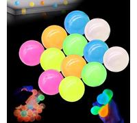 Glorbes Balls, 12 Pack Glorbs Sticky Balls, Sensory Balls Squishy Balls, Glow in the Dark Stress Balls That Stick, The Sticky Balls Bounce Back to You, Relax Toy Balls for Ceiling & Wall(12Pack)