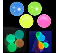 Glorbs Balls,Ceiling Balls,Glow in The Dark Sticky Balls That Stick to The Ceiling,Dream Balls Glow in The Dark That Stick,Stress Balls for Kids and Adults,Stress Relieving Balls (4 pcs)