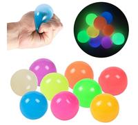 Glorbs Balls - Glorbs Glow In The Dark Balls, Lumi Balls Glow In The Dark That Stick, Sticky Glow Balls for Ceiling & Wall, Glorbs Sticky Fidget Balls (5Pcs)