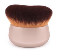 GloréBrochas 75MM Extra Large Self Tanner Kabuki Makeup Brush - Ultra Soft Dense Vegan Bristles for Body Makeup, Bronzer & Foundation-Applies Tanning Mousse, Lotion & Self Tanner-Khaki, Wet & Dry