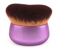 GloréBrochas 75MM Extra Large Self Tanner Kabuki Makeup Brush - Ultra Soft Dense Vegan Bristles for Body Makeup, Bronzer & Foundation-Applies Tanning Mousse, Lotion & Self Tanner-Purple, Wet & Dry