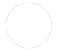 GLOREX 6 1294 213 Metal Ring for Crafts with Diameter Approx. 60 cm Coated in White Ideal for Dream Catchers, Macrame, Wall Decoration and Floristry