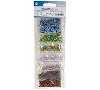 Glorex 6 1630 166 Rocailles Mix Colourful Beaded Mix in Various 40 g 8 Colours Individually Packed to Create Jewellery, Beads, and Other Accessories, One Size