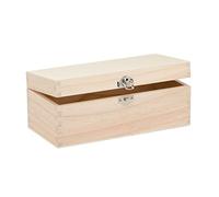 Glorex 6 1682 001 - Wooden Box Pine Rectangular FSC Mix