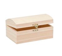 Glorex Wooden Baroque 14 x 8 x 6.3 cm FSC Pine, Wood, Cassette 18 x 12 x 9 cm