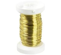 Glorex Brass Wire 0.4mm 40m, Brown, 8 x 8.5 x 2.5 cm