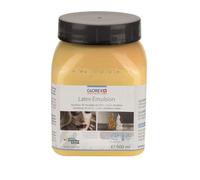 Glorex 6 2703 002 Latex Emulsion, 500 ml, Air-Hardening, Natural Moulding Mass on 1-Component Based from Rubber Tree, Skin-Friendly, Dyeing