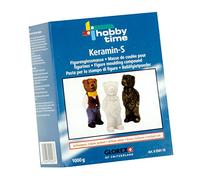 GLOREX Keramin-S, Modelling clay, White, 1 g
