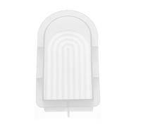 GLOREX 6 9732 090 Candle Mould Silicone with Small Bow Design Approx. 12 x 6 x 3.7 cm Sturdy Silicone Pouring Mould Reusable