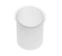 GLOREX 6 9732 094 Candle Mould Silicone with Groove Cylinder Design Approx. 7 x 10.5 cm Sturdy Silicone Pouring Mould Reusable
