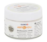 GLOREX Art4You 6 8091 020 Structural Paste, Creamy, 150 ml Tub, Filler for Creative & Crafts