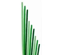 GLOREX Bending Plush Mix, Multiple, Green, 30 x 8 x 1 cm (Pack of 10)