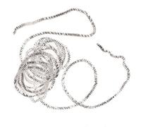 Glorex Bouillon 1.5 mm, Wire, Silver Plated, 9.5 x 8.5 x 0.5 cm