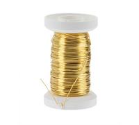 Glorex Brass Wire 0.3 mm, 40 m, - brown - 9 x 8.5 x 3 cm