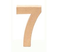 Glorex cardboard number 7, natural