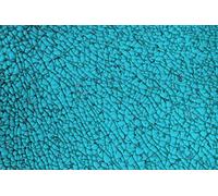 GLOREX Crackle Mosaic Plate, Glass, Turquoise, 26 x 17.5 x 1 cm