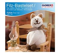 Glorex Creative felt kit, cat, 14 x 7