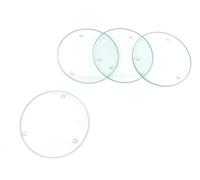 GLOREX Glass Coasters, Multi-Colour, 10.3 x 10.3 x 2.29 cm, 1 Unit