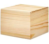 Glorex Natural Wooden Box 10.5 x 10.5 x 8 cm