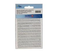 Glorex P & D Self-Adhesive Mini-Chain Diamonds Crystal 2/3 mm 22 for Strip, Plastic, silver, 14.5 x 8.6 x 0.2 cm