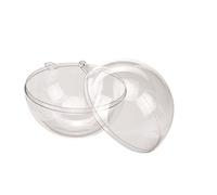 GLOREX Plastic Ball, Plastic, Transparent, 12 x 12 x 12 cm