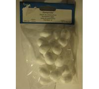 GLOREX Styrofoam Eggs, White, 20 x 25 mm
