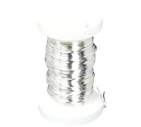 Glorex Silver 0.6 mm x 15 m Silver Plated Copper Core Wire