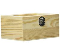Glorex Wooden Box, Natural, Other, natural, 12 x 8 x 6 cm