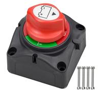 GLORHA 48V-60V DC Battery Power Cut off Switch, Car Batterys Power Switch with Screws Battery Isolator, Switchs Kit for Car RVs Yacht Truck