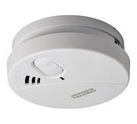 Gloria R-1 Smoke Alarm with Replaceable 9V Block Battery, Smoke Detector EN14604