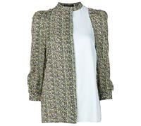 Gloria Coelho floral-print long-sleeved blouse - Green 38