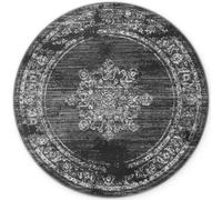 Gloria Dark Grey Round Rug - Lydia - Ø 120 cm