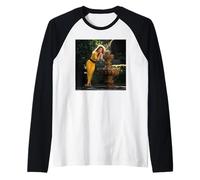 Gloria Estefan Conga Pop Singer by Michael Grecco Raglan Baseball Tee