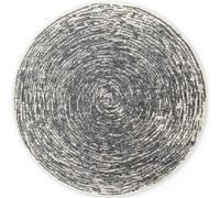 Gloria Grey Round Rug - Cavallo - Ø 120 cm