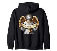 Gloria in Excelsis Deo Angel Christmas Carol Latin Catholic Zip Hoodie