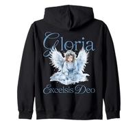 Gloria in Excelsis Deo s Angelic Hymn s Christian Faith Zip Hoodie