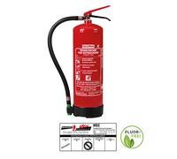 Gloria SD 6 E 6L Foam Fire Extinguisher Fluorine Free Incl. Bracket And Plate