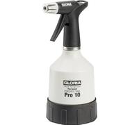 GLORIA Spray Bottle Pro 10 | 1 L Industrial Hand Sprayer & IPA Bottle | Double-action pump: one squeeze, two sprays | FKM seals and adjustable brass nozzle | Robust oil-resistant plastic tank